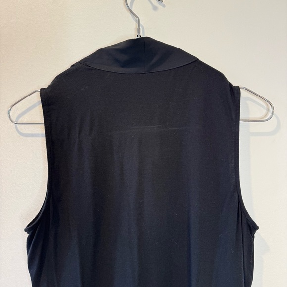 🛍️4 for 20$ / RW&CO. Black Tie Front Blouse / Black / XS - Picture 5 of 8
